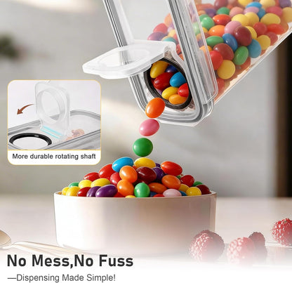 11 Pack Cereal Containers Storage Set (4L, 2.5L), Cereal Storage Containers with Pour Lids, Cereal Dispenser Pantry Organization Canister for Rice, Flour, Spaghetti, Oats,BPA Free, Leak Proof