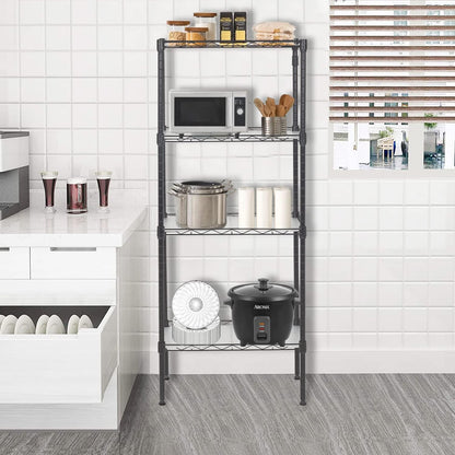 5-Tier Wire Shelf | 36" x 14" x 72" | Chrome