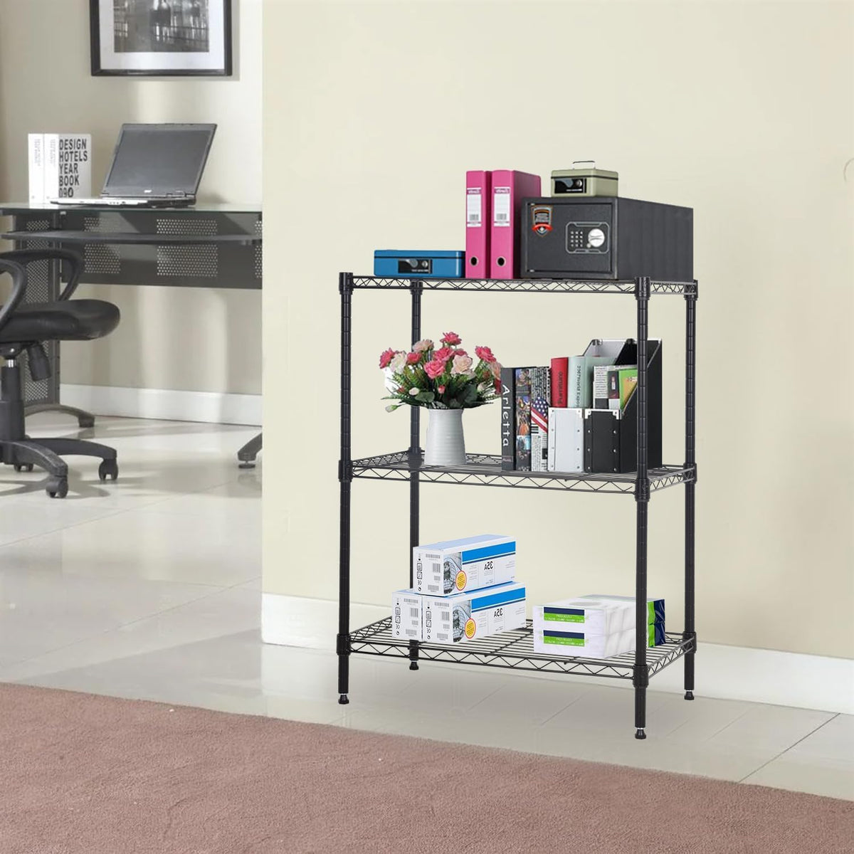 5-Tier Wire Shelf | 36" x 14" x 72" | Chrome