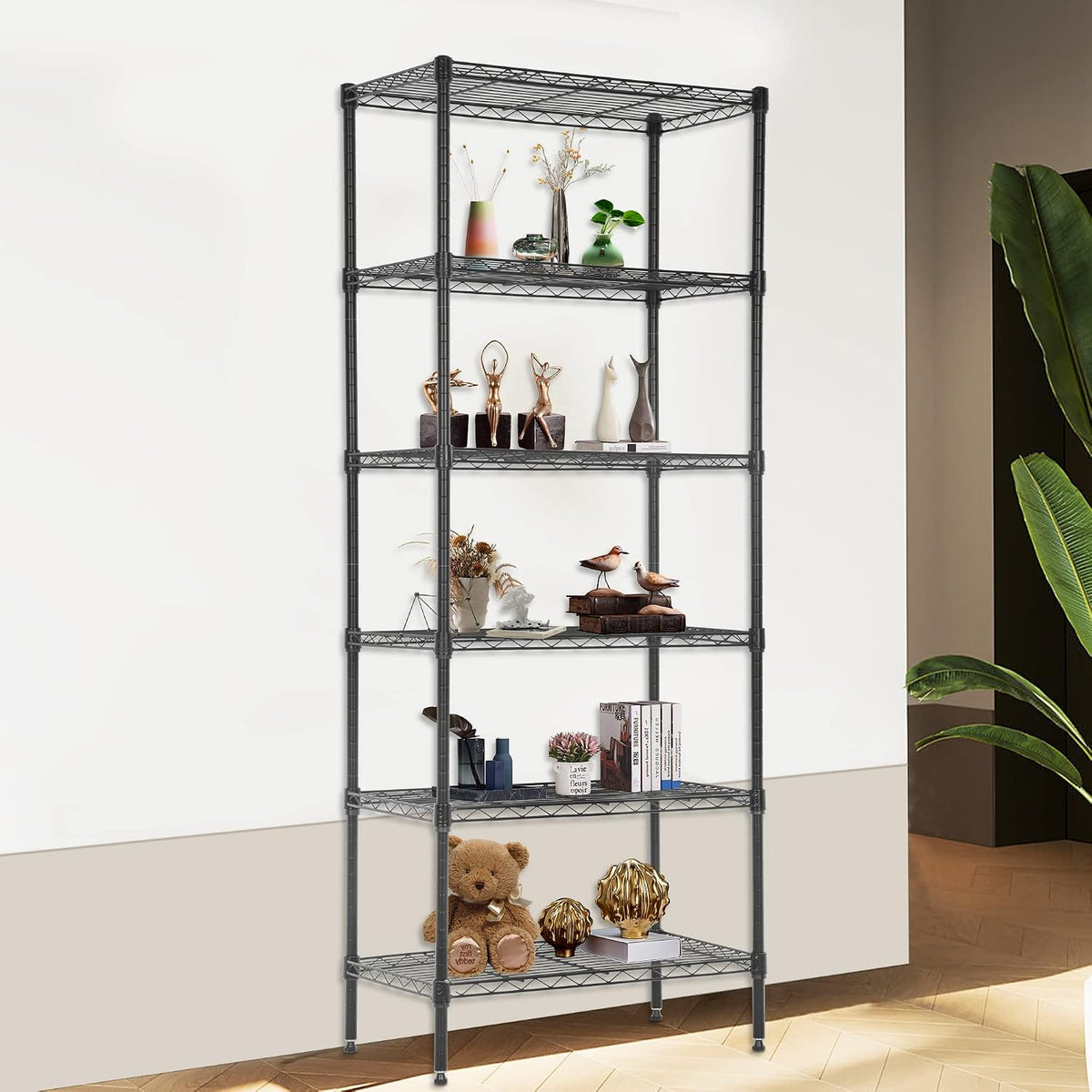 5-Tier Wire Shelf | 36" x 14" x 72" | Chrome