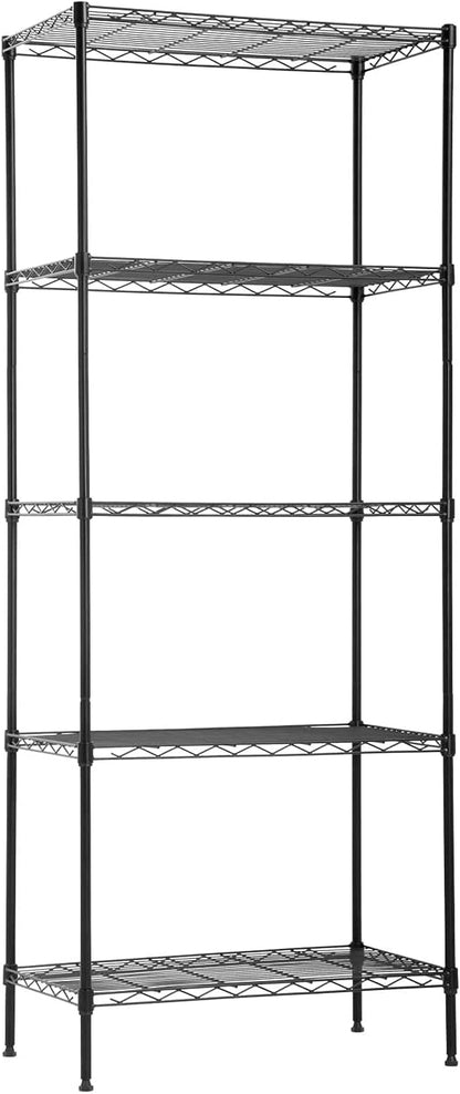 5-Tier Wire Shelf | 36" x 14" x 72" | Chrome