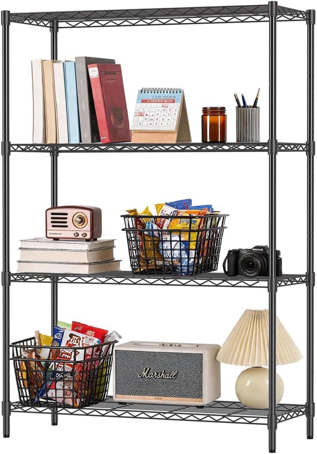 5-Tier Wire Shelf | 36" x 14" x 72" | Chrome
