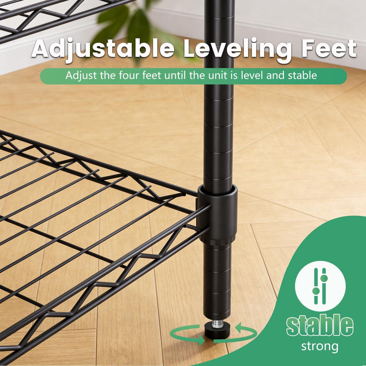 5-Tier Wire Shelf | 36" x 14" x 72" | Chrome