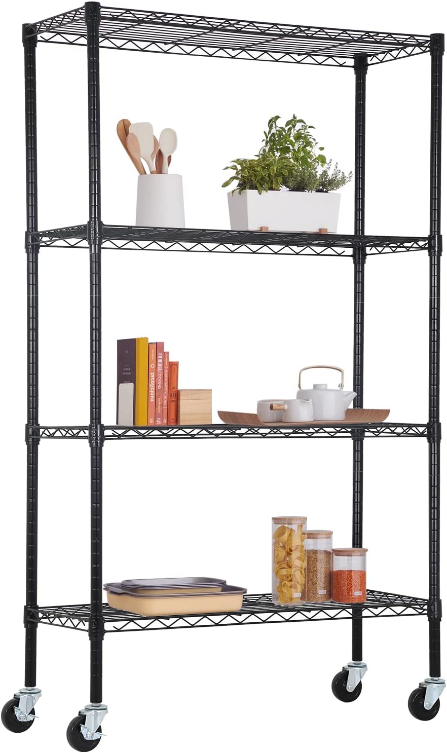 5-Tier Wire Shelf | 36" x 14" x 72" | Chrome