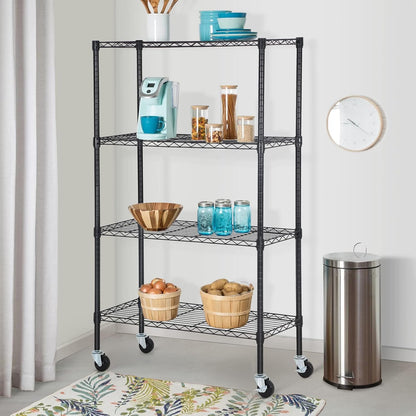 5-Tier Wire Shelf | 36" x 14" x 72" | Chrome