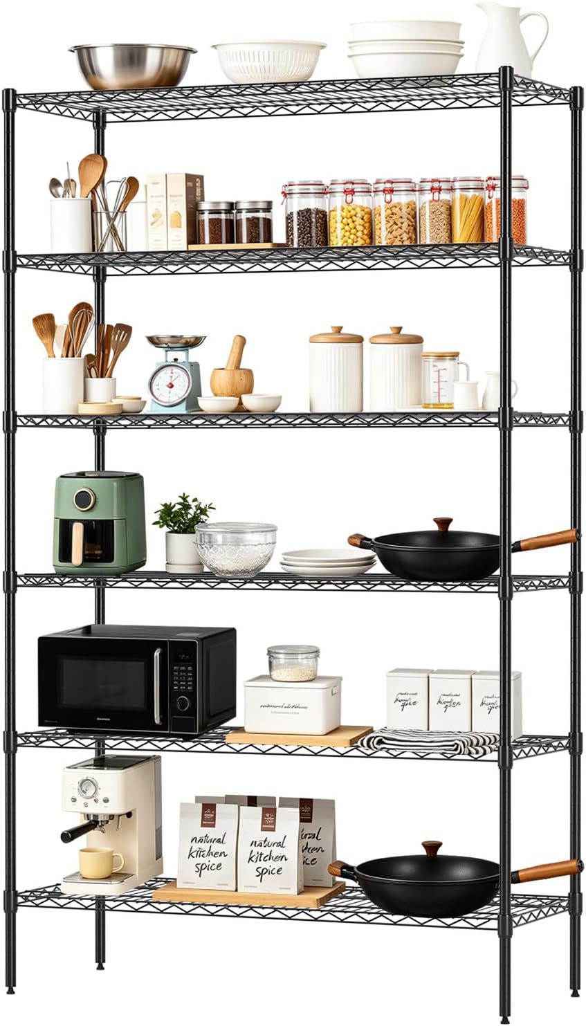 5-Tier Wire Shelf | 36" x 14" x 72" | Chrome