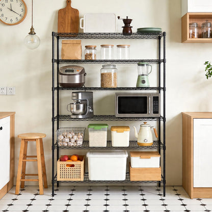 5-Tier Wire Shelf | 36" x 14" x 72" | Chrome