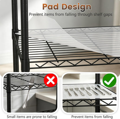 5-Tier Wire Shelf | 36" x 14" x 72" | Chrome