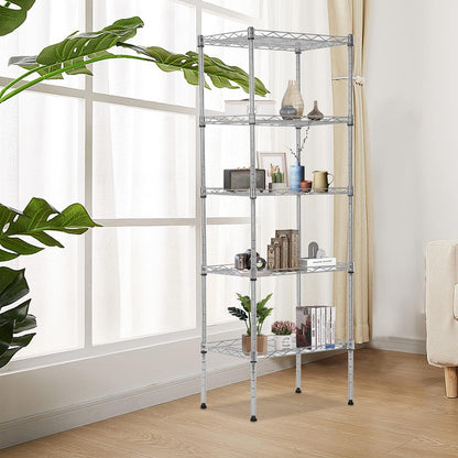 5-Tier Wire Shelf | 36" x 14" x 72" | Chrome