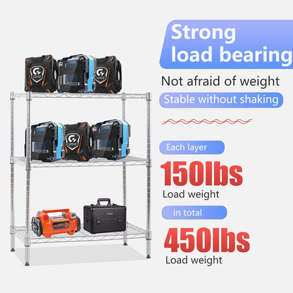 5-Tier Wire Shelf | 36" x 14" x 72" | Chrome