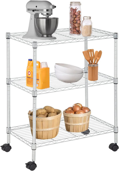5-Tier Wire Shelf | 36" x 14" x 72" | Chrome