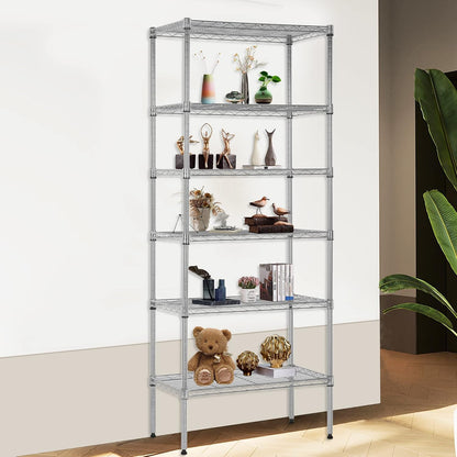 5-Tier Wire Shelf | 36" x 14" x 72" | Chrome
