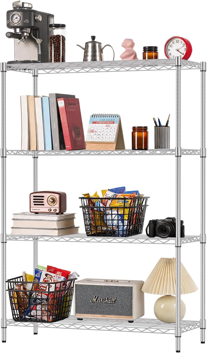 5-Tier Wire Shelf | 36" x 14" x 72" | Chrome