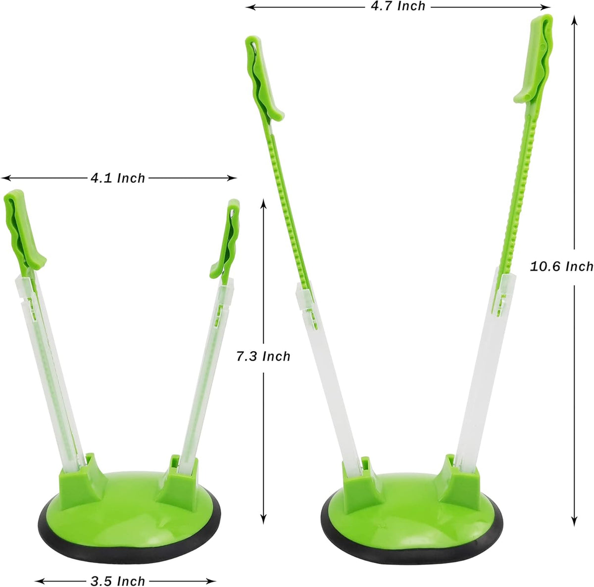 Baggy Rack Holder for Food Prep Bag/Plastic Freezer Bag/Ziplock Bag Holder Stand, Meal Planning/prep Bag Holders,8 Pack