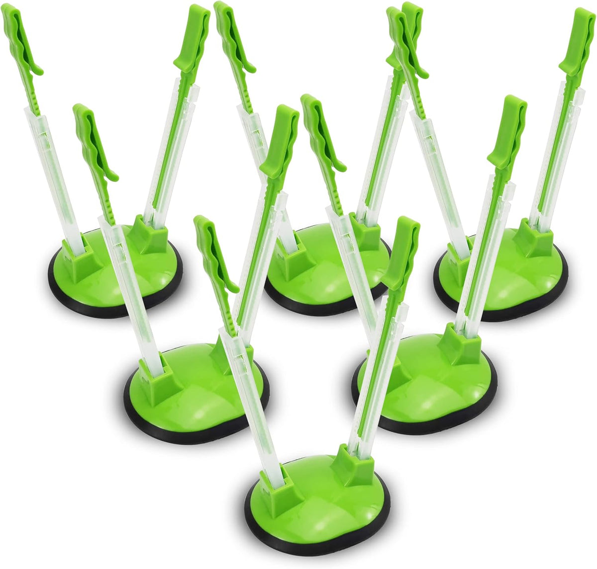Baggy Rack Holder for Food Prep Bag/Plastic Freezer Bag/Ziplock Bag Holder Stand, Meal Planning/prep Bag Holders,8 Pack