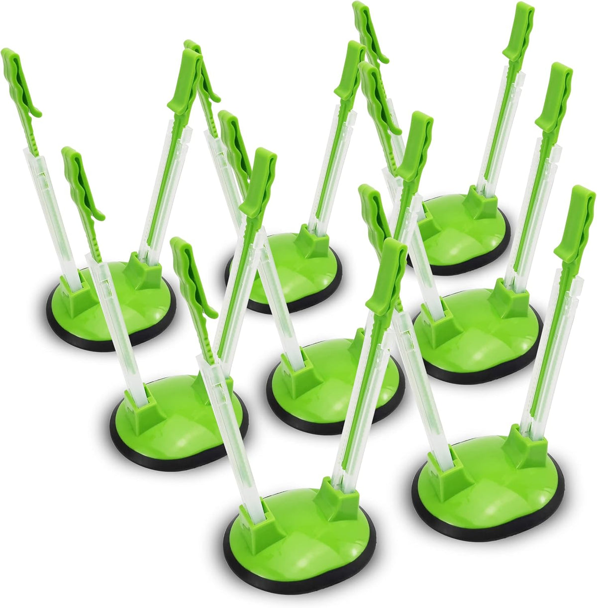 Baggy Rack Holder for Food Prep Bag/Plastic Freezer Bag/Ziplock Bag Holder Stand, Meal Planning/prep Bag Holders,8 Pack