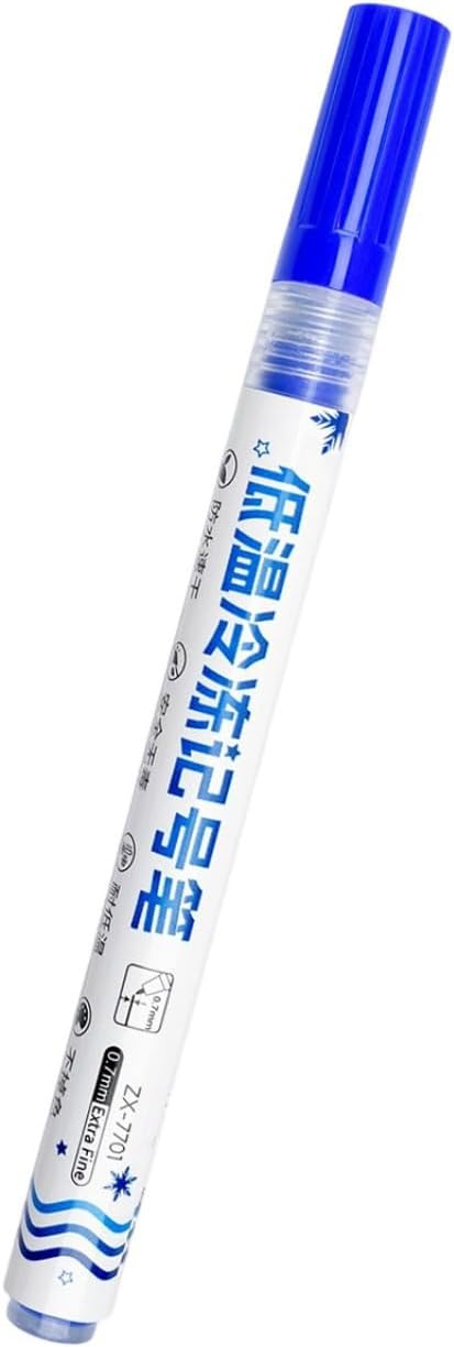 Refrigerator Marker Pen Freezer Marker with Oil Based Inks That Stays Clear in Frosty and Humid Environments Cold