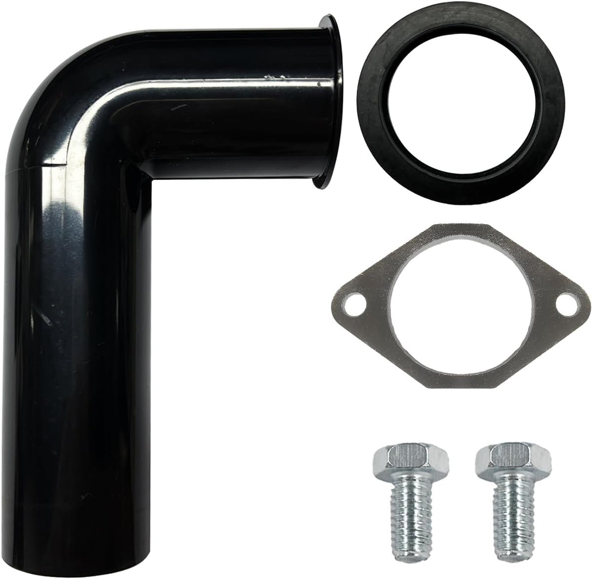 Garbage Disposal Drain Elbow Replacement Kit,Garbage Disposal Drain And Gasket Kit for Waste King,with 1.5" Elbow, Flange, Gasket, and Two Screws