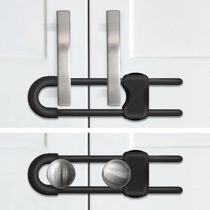 Baby Proofing Cabinets,Cabinet Locks for Babies,White,Pack of 2