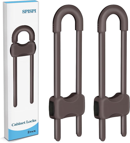 Baby Proofing Cabinets,Cabinet Locks for Babies,White,Pack of 2