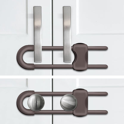 Baby Proofing Cabinets,Cabinet Locks for Babies,White,Pack of 2