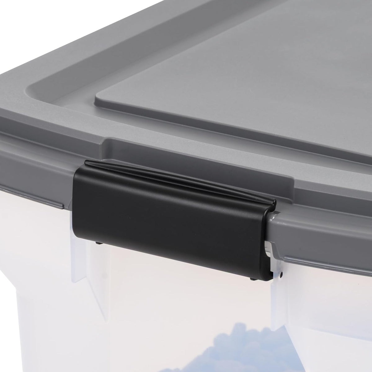 Dog Food Storage Container, Up to 58 lbs, Smoke Black, Made in USA | Wheels for Mobility, Airtight Seal, BPA-Free, Best for Bird Seed, Cat food, Cat Litter, Chicken Feed, Pellets