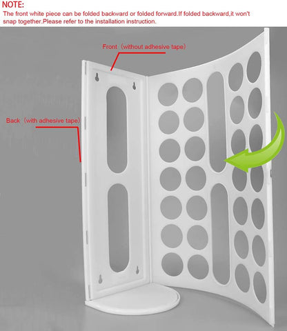 Plastic Bag Holder for Grocery Bags，Large Capacity Plastic Bag Dispenser, Multiple Grocery Bag Storage Organizer, Wall Mount Kitchen Trash Bag Holder(White)