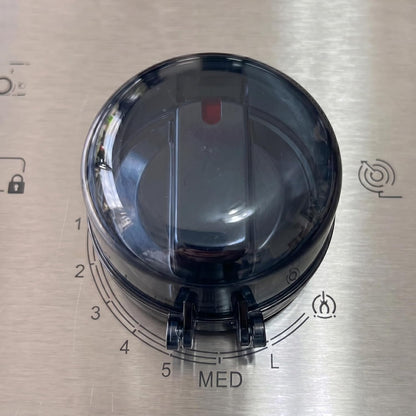 Stove Knob Safety Covers, V-0 Flame Retardant, 5 Covers & 1 Lock