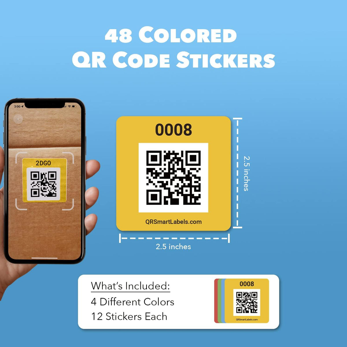QR Code Labels for Storage, Organization, Moving & Inventory