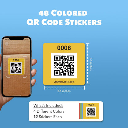 QR Code Labels for Storage, Organization, Moving & Inventory