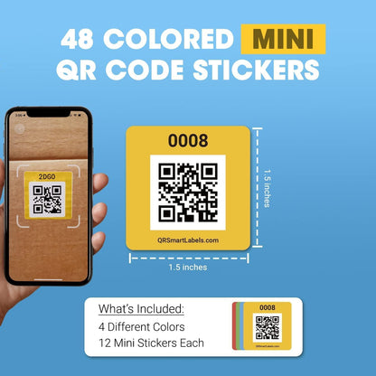 QR Code Labels for Storage, Organization, Moving & Inventory