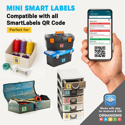 QR Code Labels for Storage, Organization, Moving & Inventory