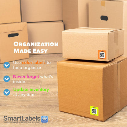 QR Code Labels for Storage, Organization, Moving & Inventory