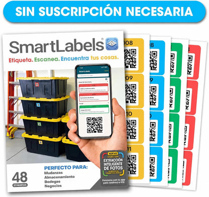 QR Code Labels for Storage, Organization, Moving & Inventory