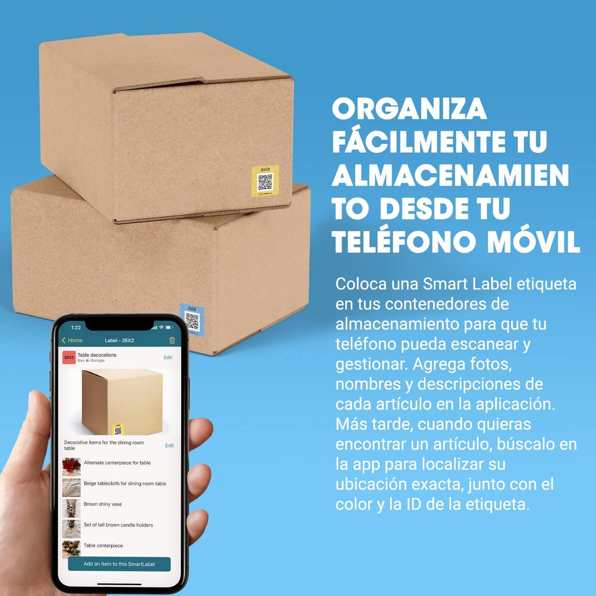 QR Code Labels for Storage, Organization, Moving & Inventory