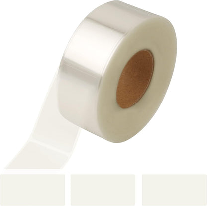 500 Clear Label Protectors, 3.15 x 1.2 in, Waterproof Barcode Covers | Pvc Film, Rounded Corners, Resists Water And Scratches, Helps Prevent Peeling, For Books, Labels, Library And Office Use