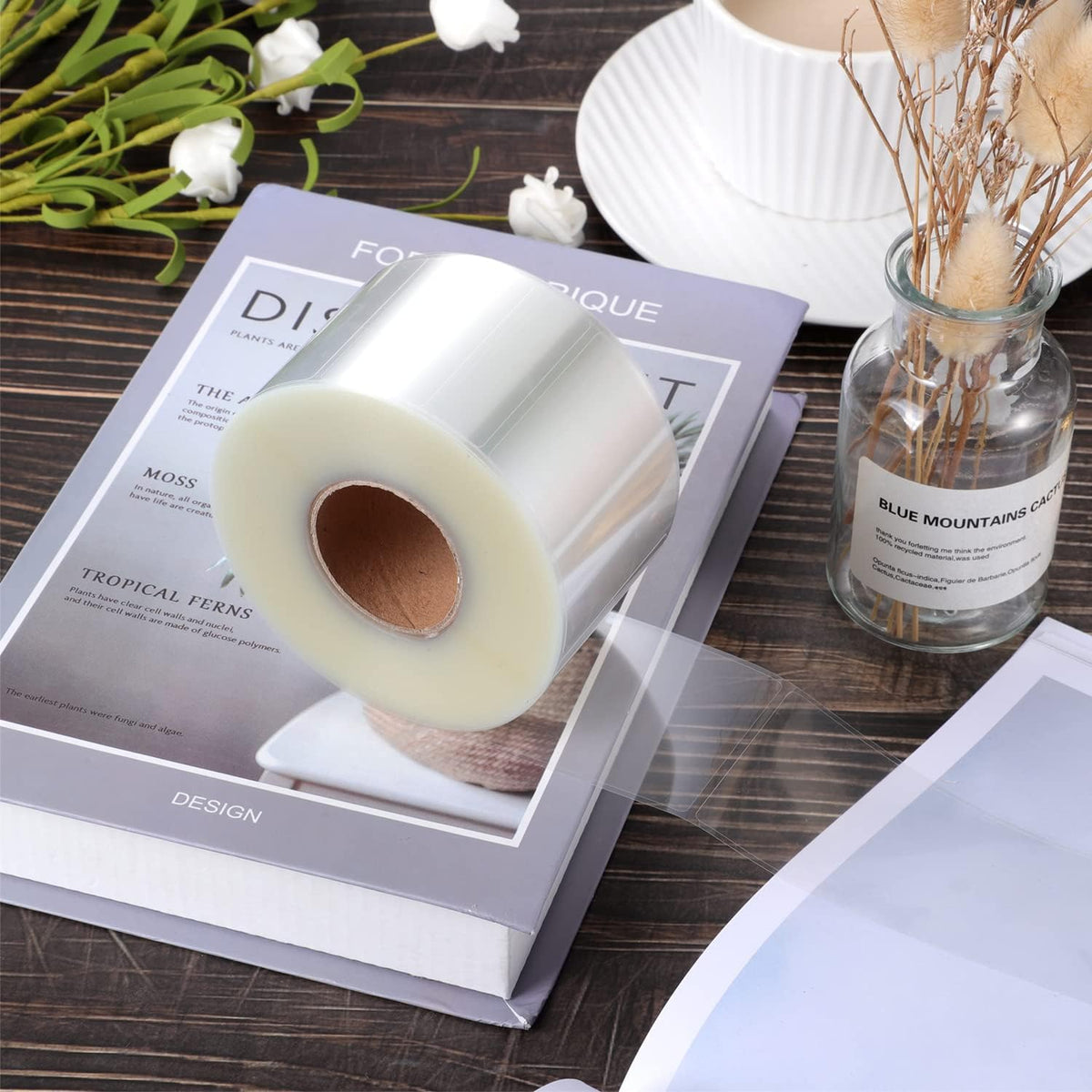 500 Clear Label Protectors, 3.15 x 1.2 in, Waterproof Barcode Covers | Pvc Film, Rounded Corners, Resists Water And Scratches, Helps Prevent Peeling, For Books, Labels, Library And Office Use