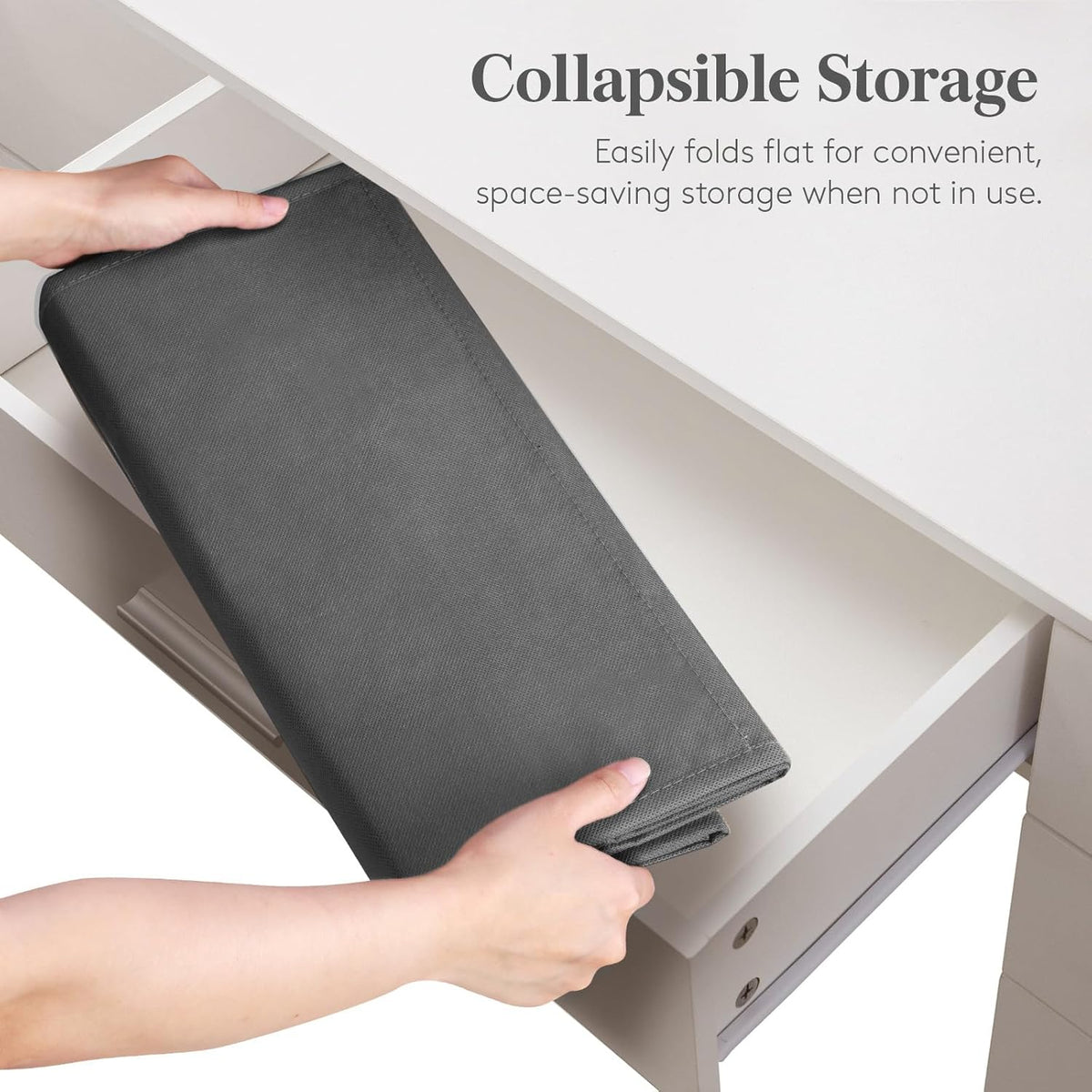 1 Pack Over the Door Organizer 5 Section Hanging Storage, Dark Gray