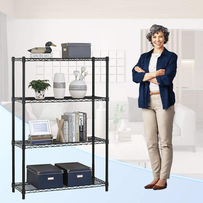 36"x14"x54" 4 Tier Layer Shelf Adjustable Steel Commercial Wire Metal Shelving Rack