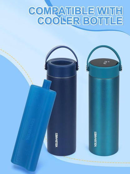 Ice Packs for Insulin Cooler Travel Case, TSA Approved Ice Box for Medicine Travel Cool Bag, Keep Insulin Pen Cooling 24h for Diabetic Supplies (2PCS)