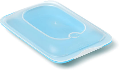 Set 4 cold meat container, with lid and body removed, in four colours, reusable and stackable, made of BpA-free plastic