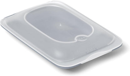 Set 4 cold meat container, with lid and body removed, in four colours, reusable and stackable, made of BpA-free plastic