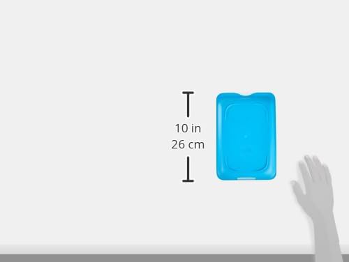 Set 4 cold meat container, with lid and body removed, in four colours, reusable and stackable, made of BpA-free plastic