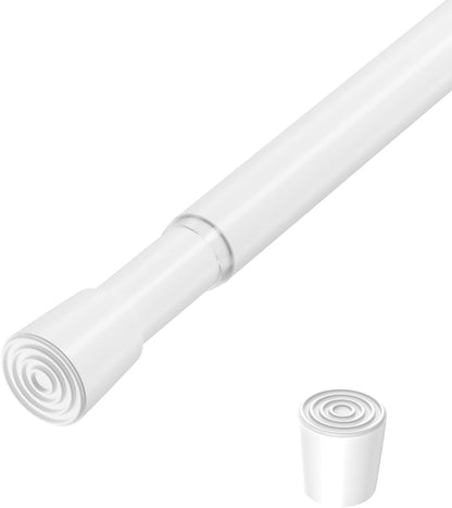 2 Pack Spring Loaded Tension Rod 17-41" Tension Curtain Rods tension