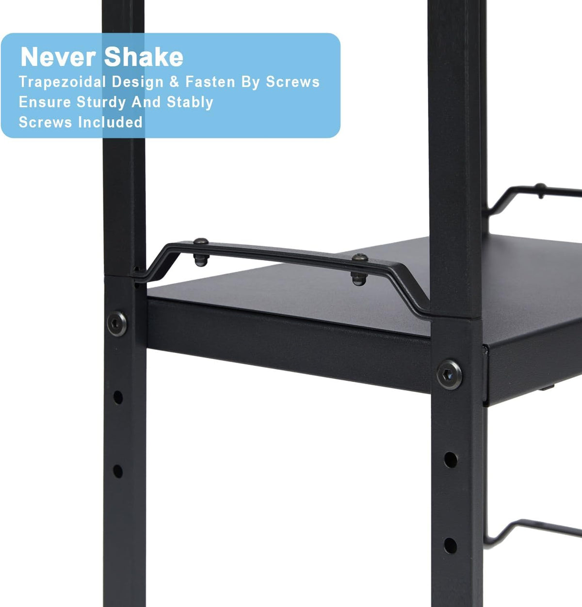 Set of 2 Expandable Kitchen Cabinet Shelves Organizers, Stackable Adjustable Small Storage Shelf Rack Stand For Pantry Cabinet Cupboard Kitchen Counter Organization, 22 lbs Capacity, Length:20.5"