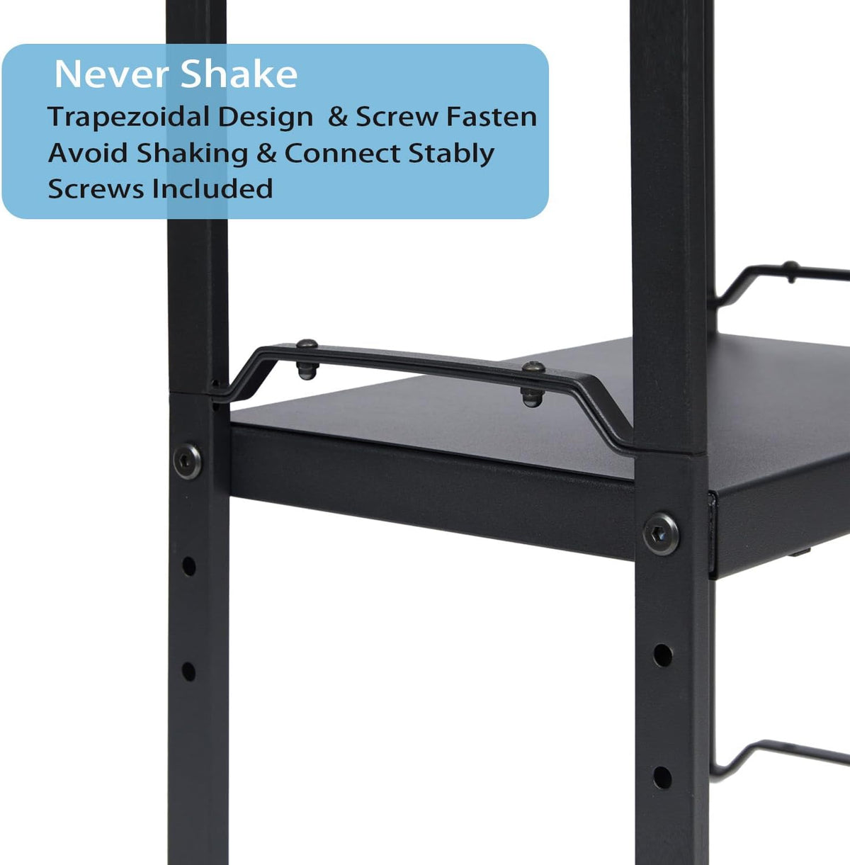 Set of 2 Expandable Kitchen Cabinet Shelves Organizers, Stackable Adjustable Small Storage Shelf Rack Stand For Pantry Cabinet Cupboard Kitchen Counter Organization, 22 lbs Capacity, Length:20.5"