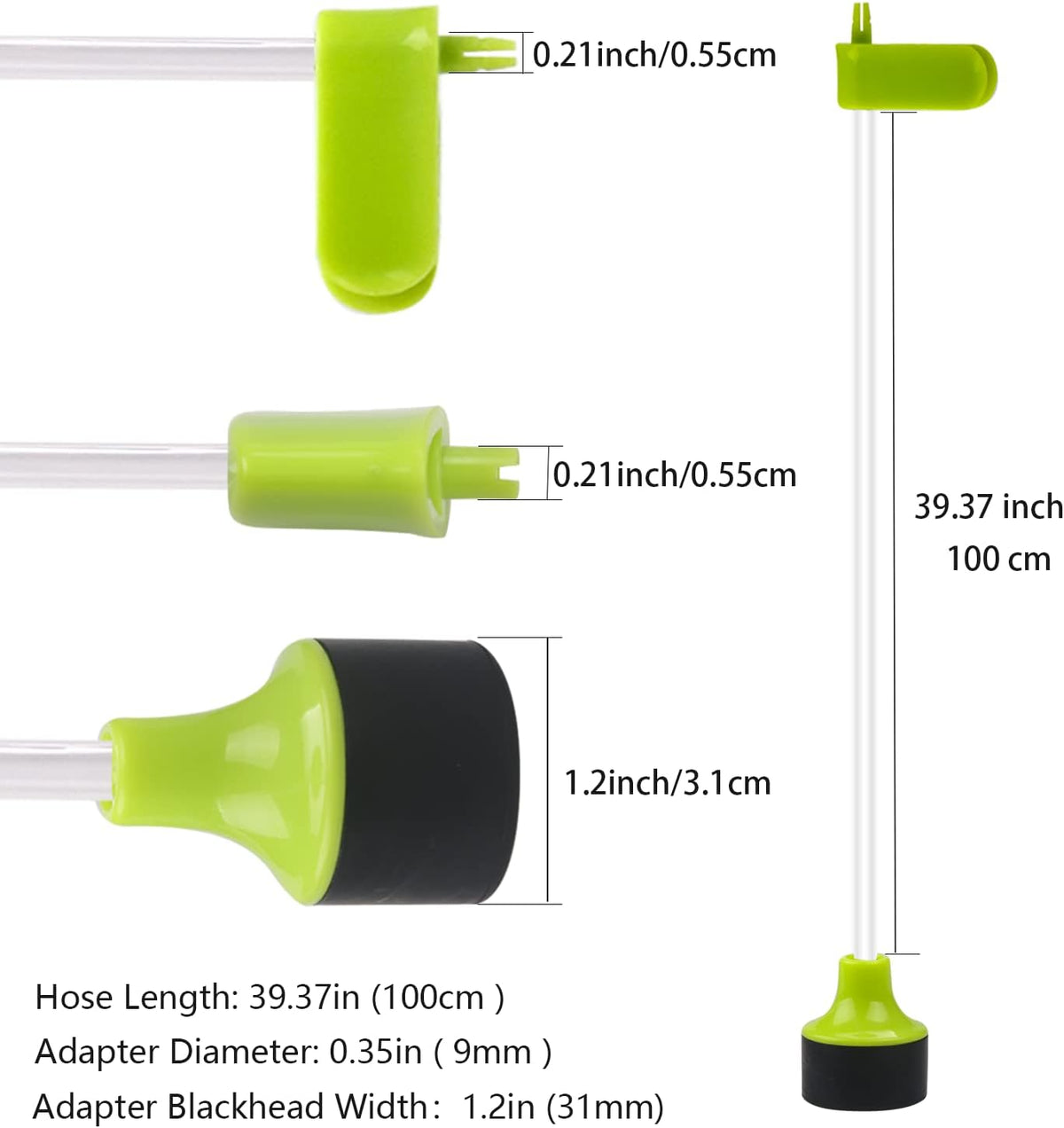 Accessory Hose Compatible with FoodSaver Vacuum Sealer，Suitable for all sealing zipper bags, wine plugs, jar seals, vacuum sealing agents (accessory hose compatible with foodsaver)