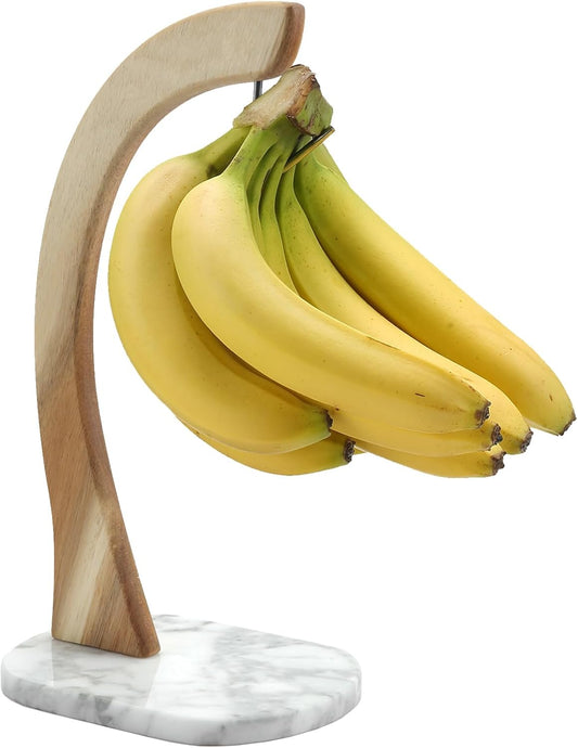Banana Hanger - Modern Banana Holder Tree Stand with Non-Slip Marble Base
