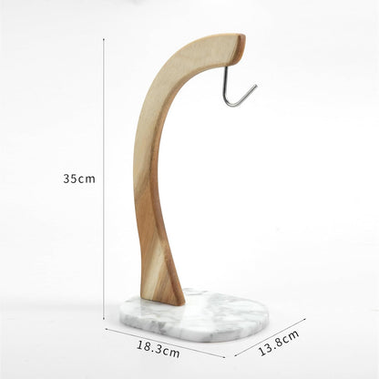 Banana Hanger - Modern Banana Holder Tree Stand with Non-Slip Marble Base