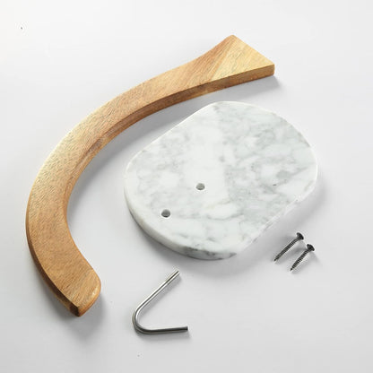 Banana Hanger - Modern Banana Holder Tree Stand with Non-Slip Marble Base
